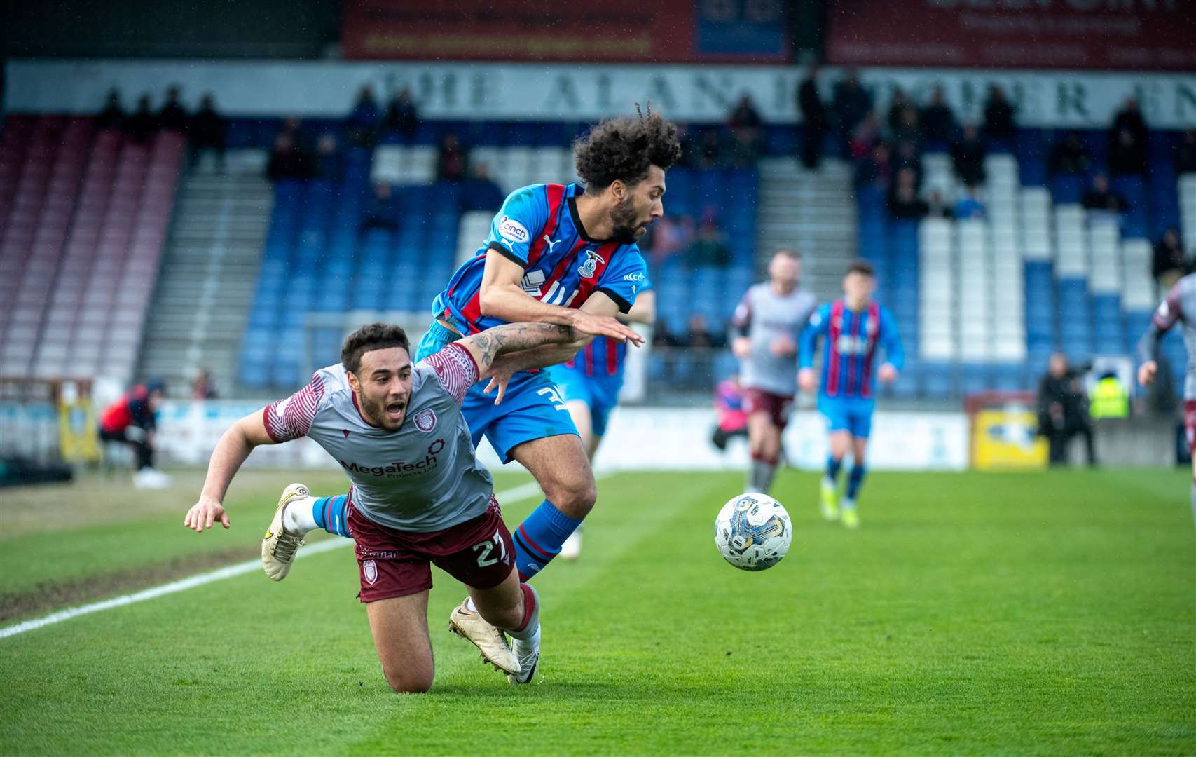 Remi Savage in action for Inverness against Arbroath. Picture: Callum Mackay.