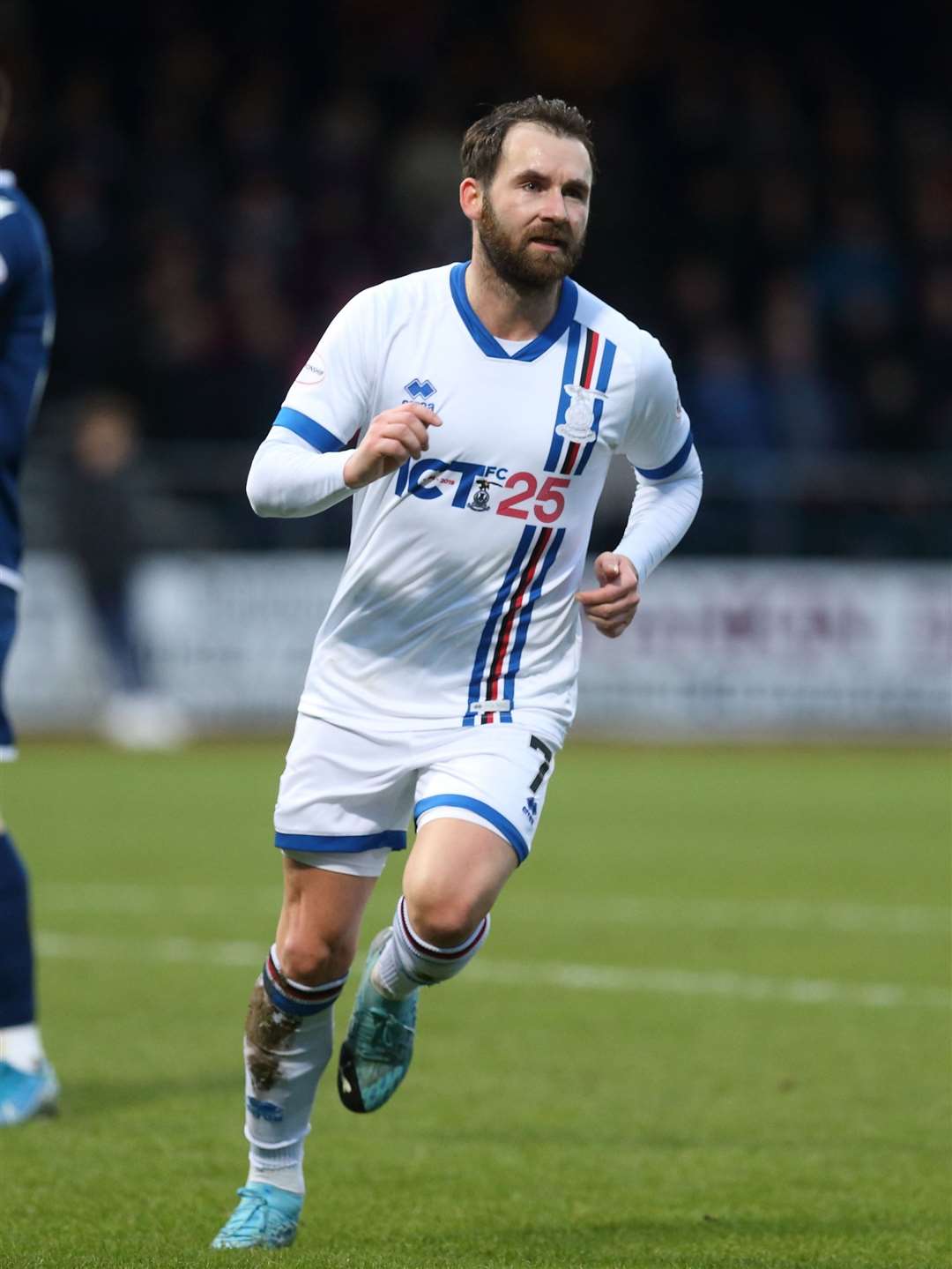 James Keatings scored the equaliser but was sent off in the second half.