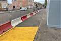 Temporary walkway installed in road on busy Inverness street