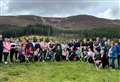 Student teachers being taught shinty to deliver sport into Highland primary schools