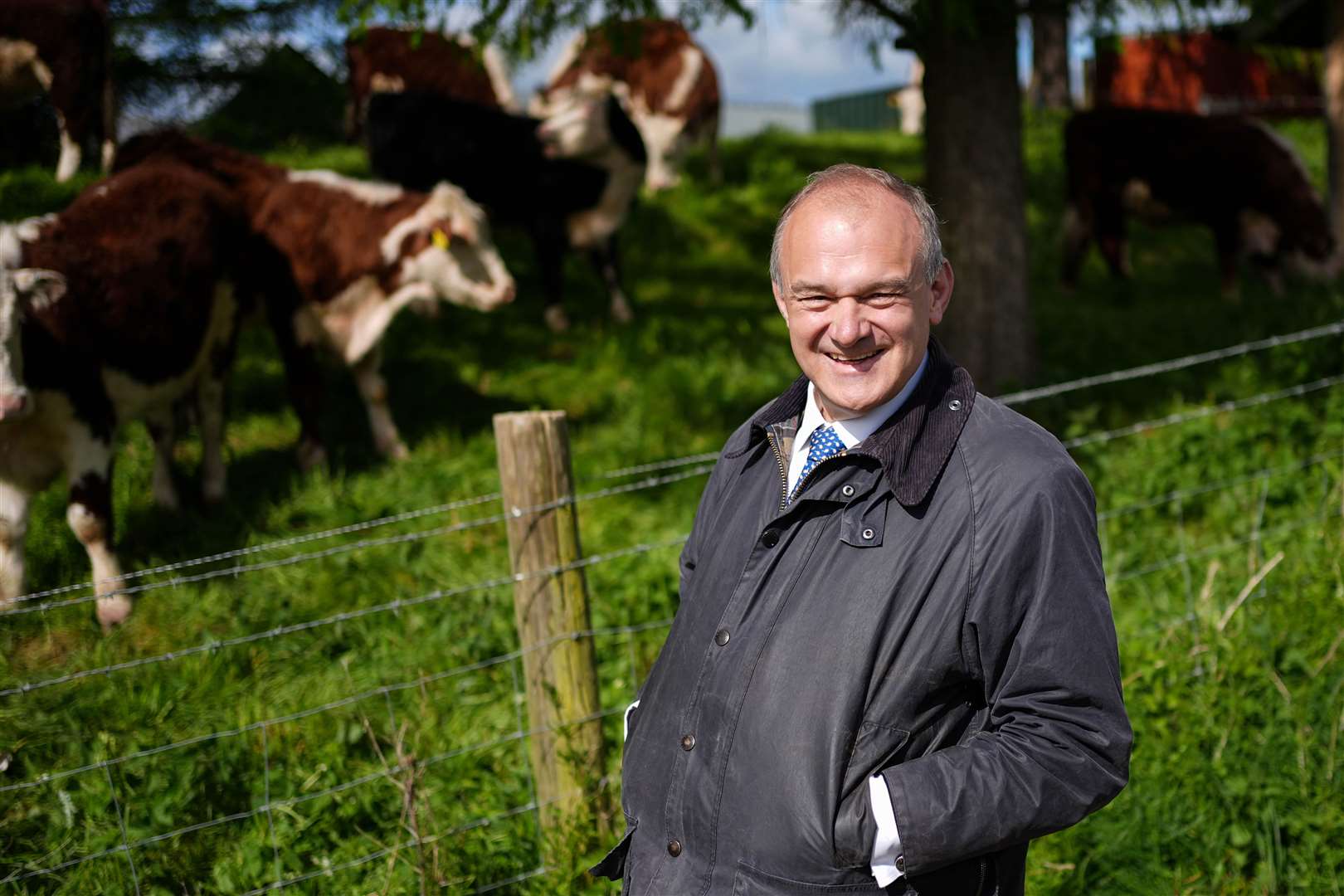 Liberal Democrat leader Sir Ed Davey said the government had ‘turned its back on farmers’ (Jacob King/PA)