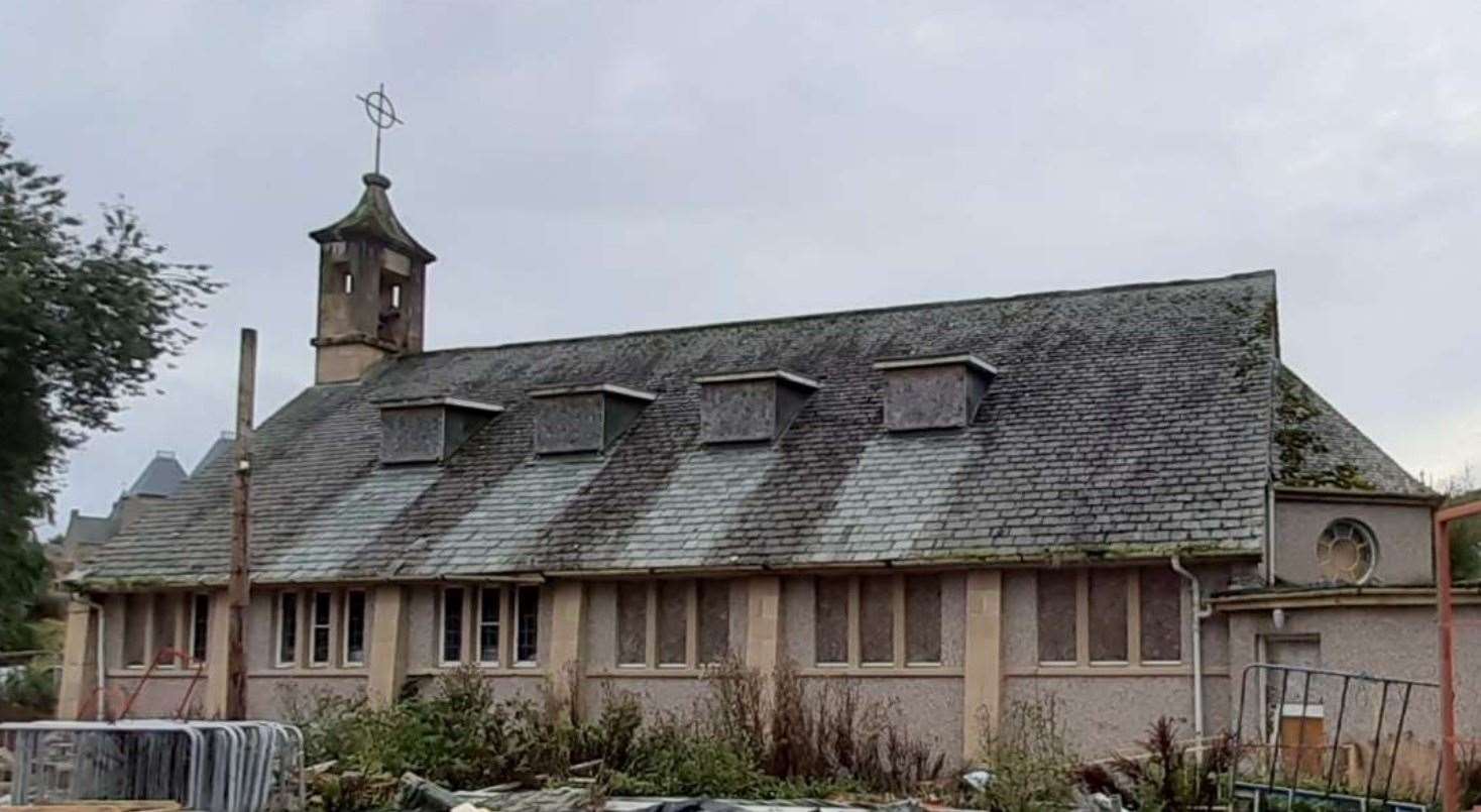 The former Craig Dunain Church at Westercraigs, Inverness, which the Living Hope Church want to revive for religious and community use