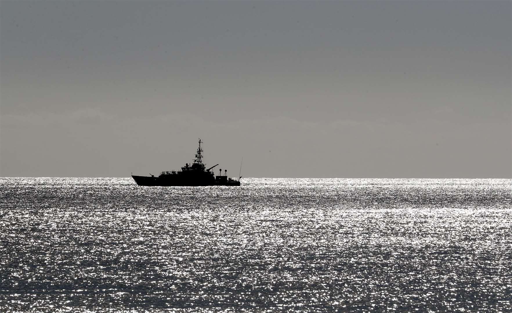 A Border Force cutter on patrol, near Dover in Kent (Gareth Fuller/PA)