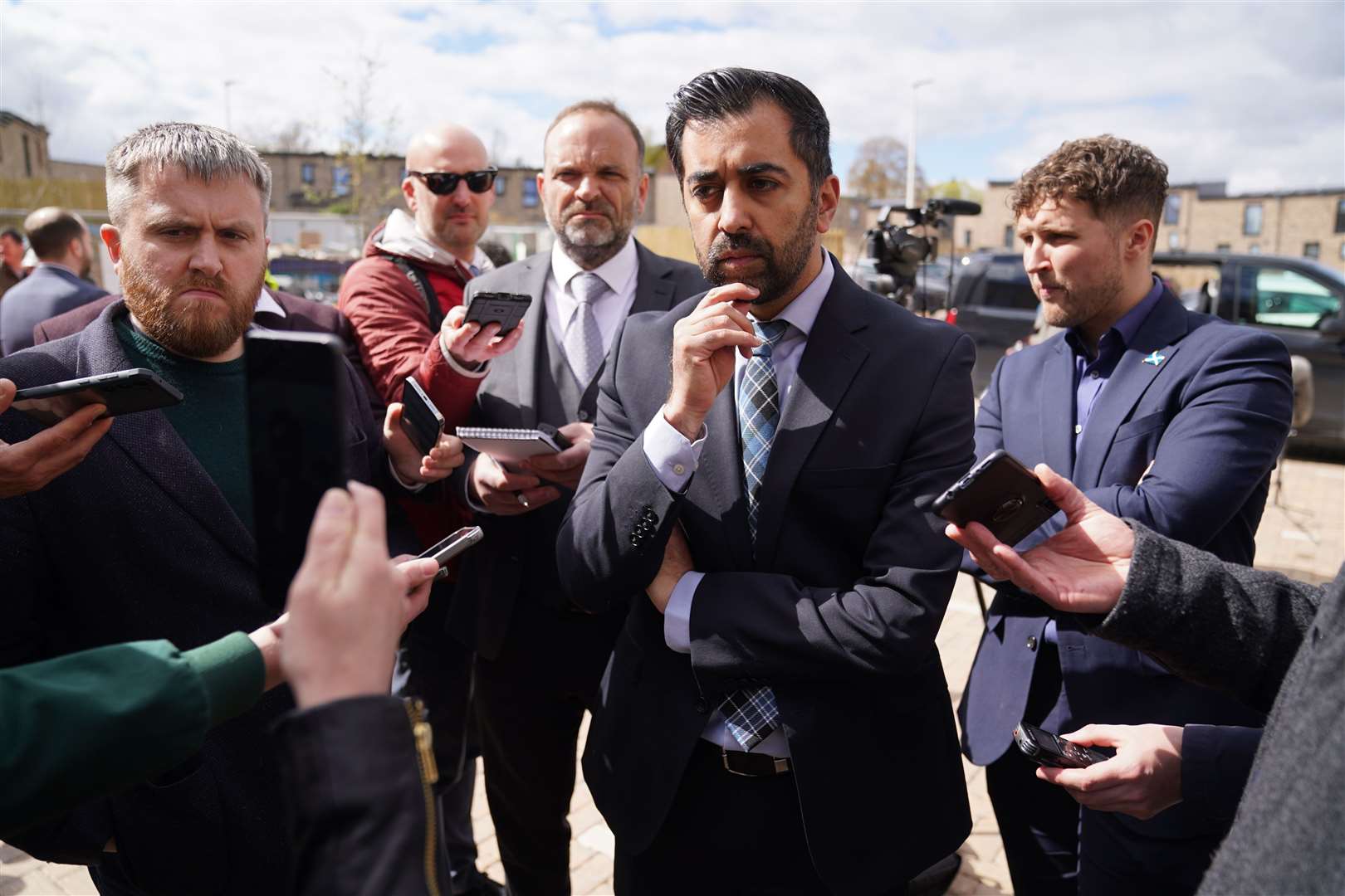 Humza Yousaf faces votes of no confidence (Andrew Milligan/PA)