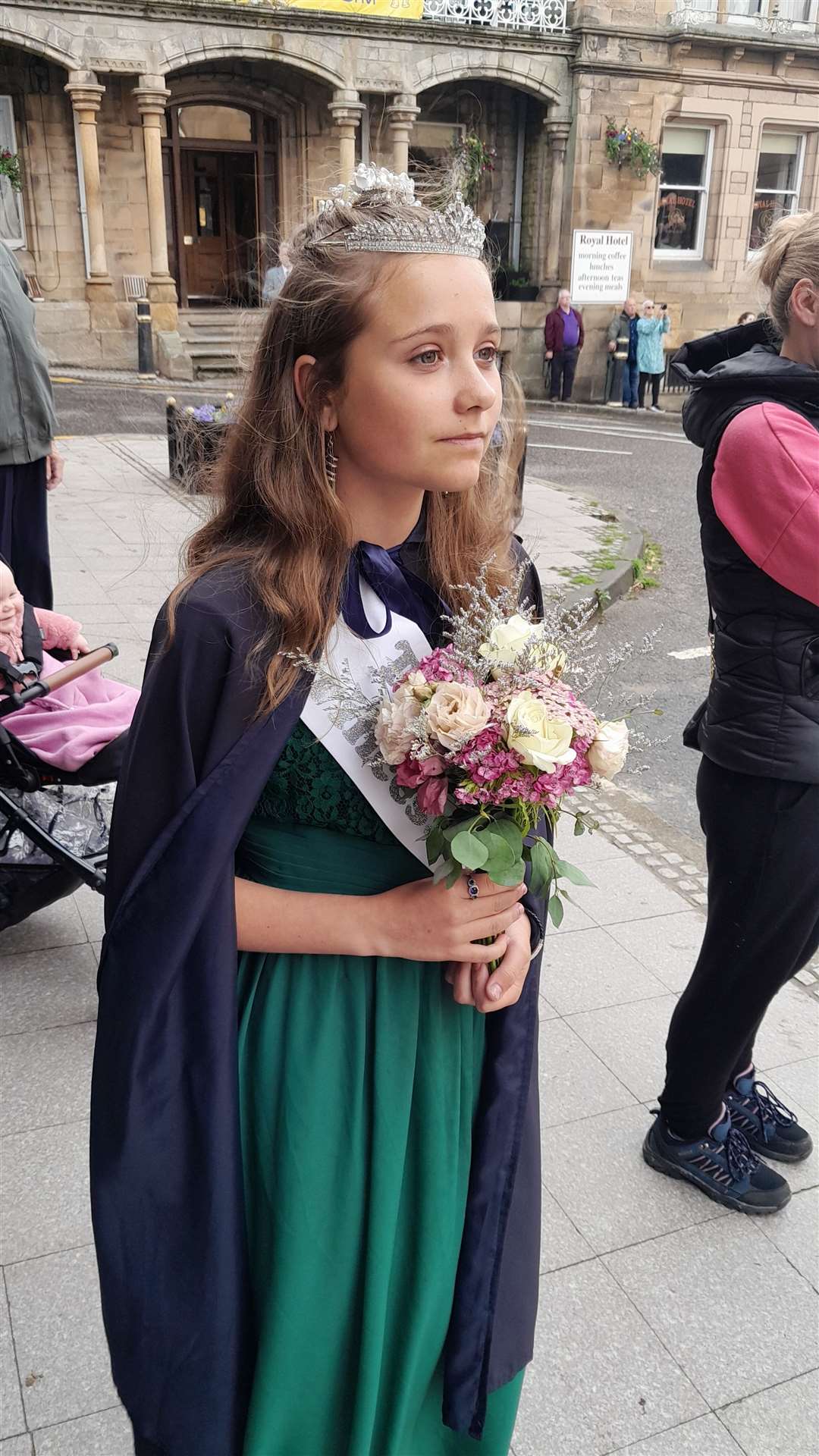 Tain Royal Academy pupil, and 2023 Highland Heroes primary school pupil of the year, Kornelia Porozynska was a Gala Princess at the Tain Gala in 2023.