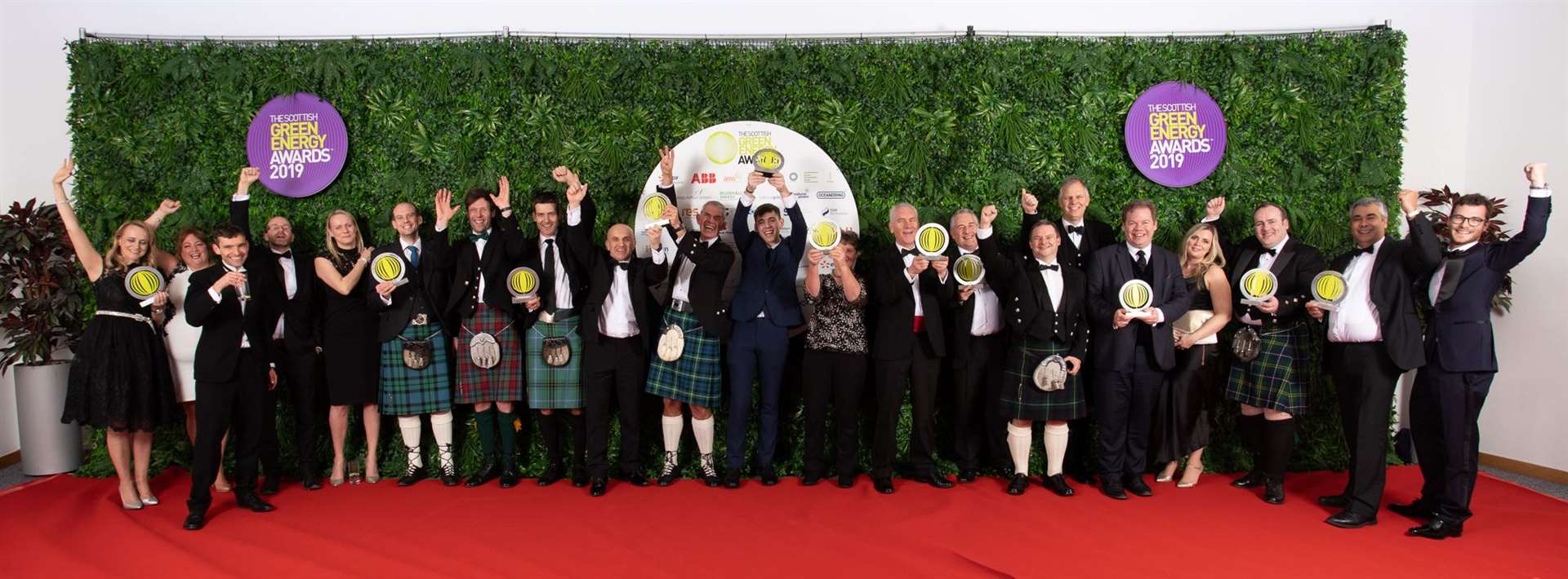 All the winners at the 2019 Scottish Green Energy Awards held at the Edinburgh International Conference Centre on December 5.