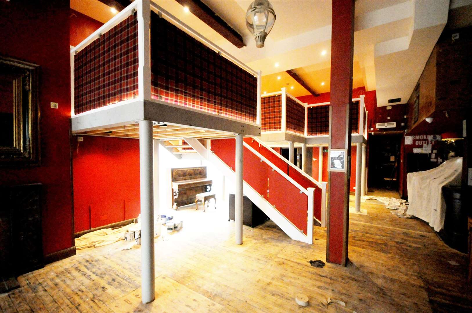 Hootananny on Church Street gets ready to open its doors with the brand new mezzanine that's been installed. Picture: James Mackenzie..