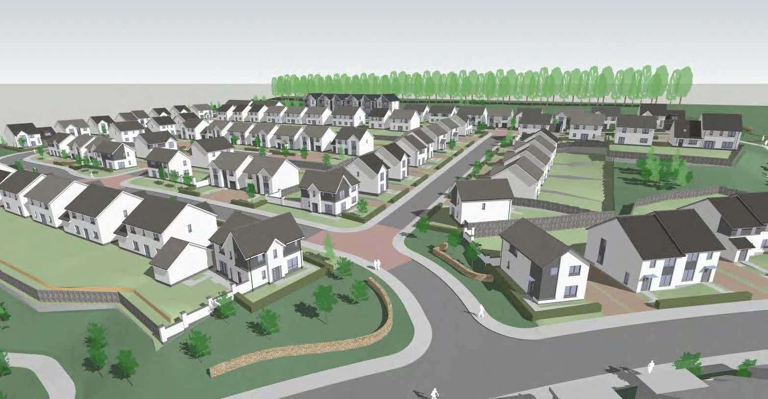 An artist's impression of the planned development.