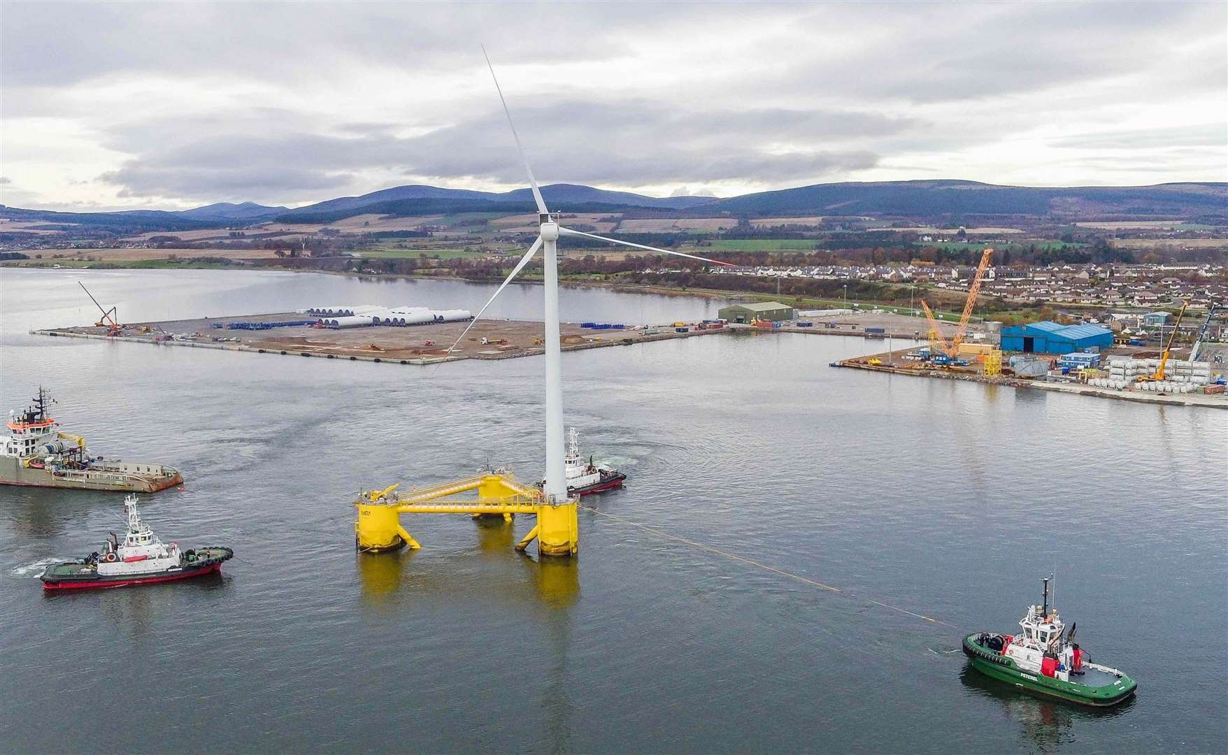 The Cromarty Firth is on its way to becoming a green energy superhub. Picture: Malcolm McCurrach.