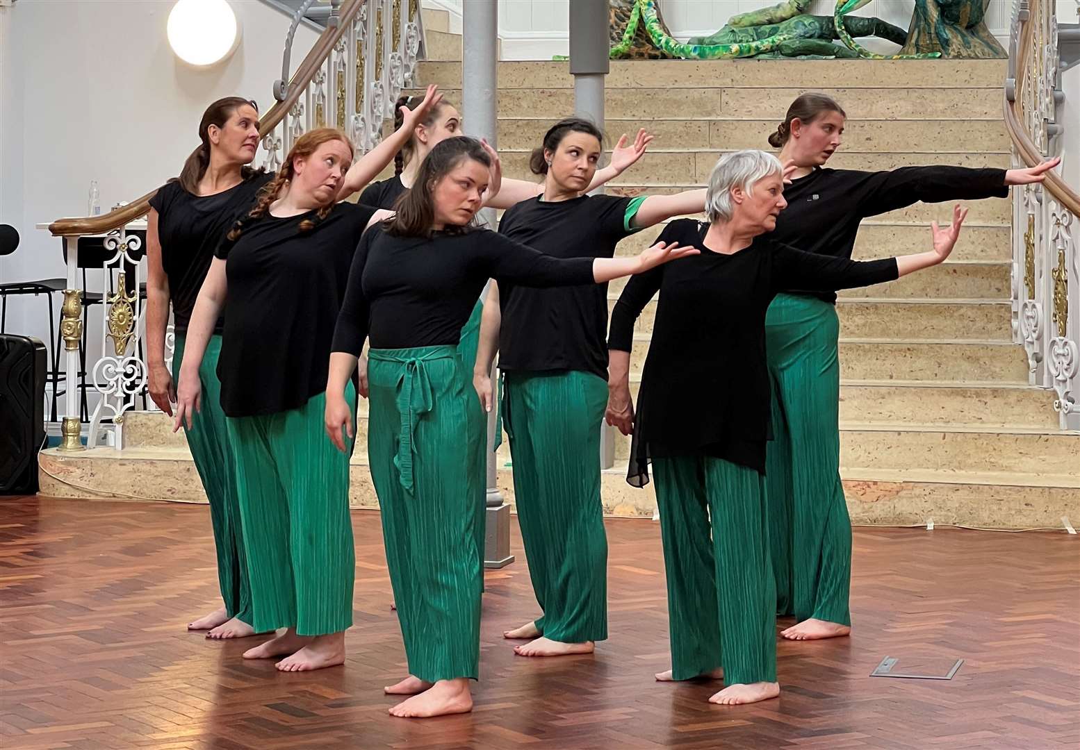 A similar piece, performed by Eden Court Adult Performance Group at WASPS Creative Academy in May 2023. Picture: Chak Hin Leung.