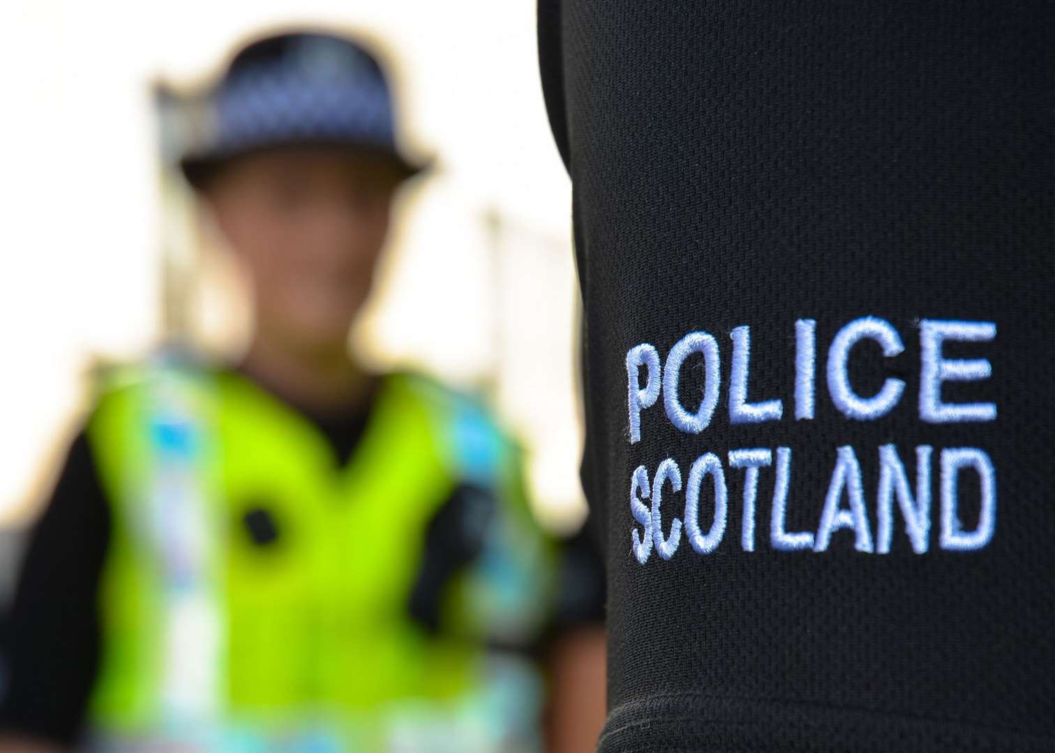 Police appealed for information after the car hit a pet dog in Inverness.