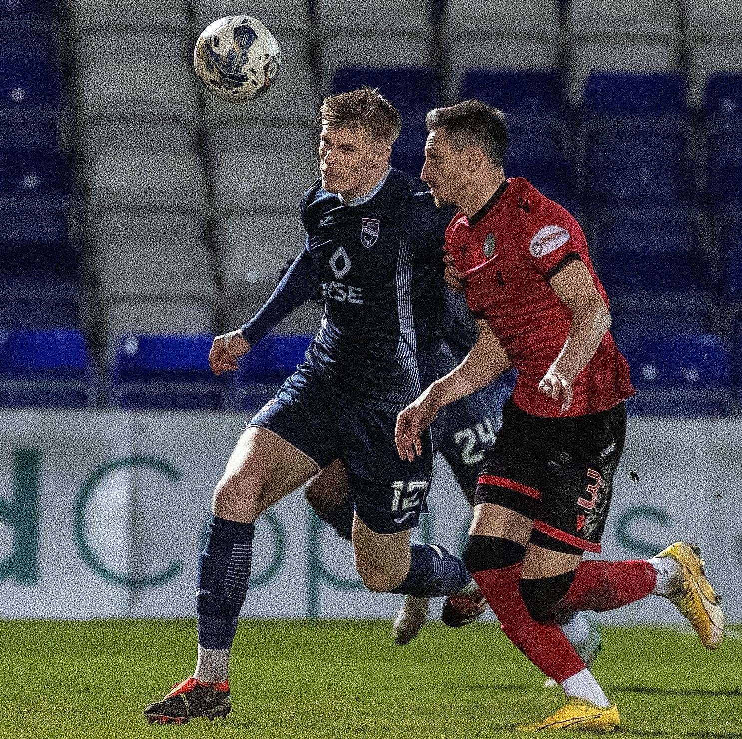 Max Sheaf will play no further part for Ross County this season. Picture: Ken Macpherson